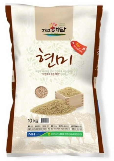 자연해답 서천군 농협 현미, 10kg, 1개