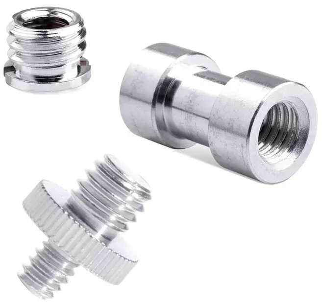 범용 카메라 변환 나사 1/4 남성에서 3/8 1/4 남성 나사 삼각대 모노 포드 마운트 어댑터 사진 액세서리, 01 Package for B