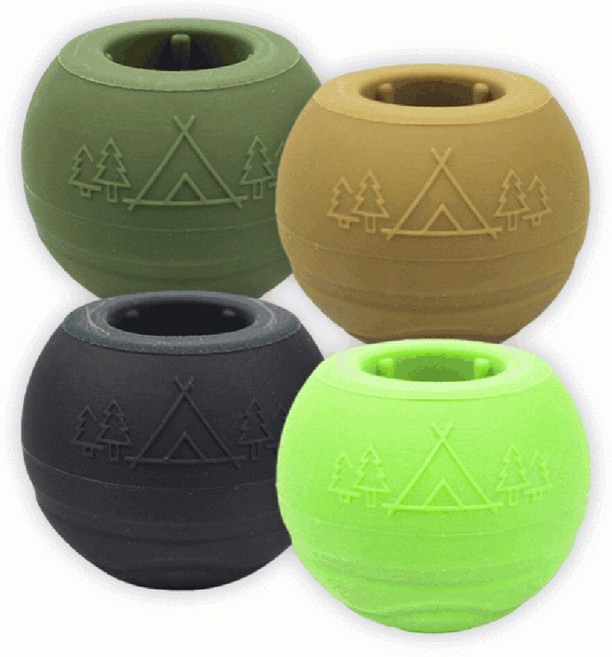 캠핑의자 발 끼우는 씌우는 볼핏 테니스공 체어 발커버 스크래치 방지, 탄 베이지