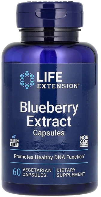 라이프 익스텐션 Life Extension Blueberry 블루베리 추출물 60캡슐, 60정, 1개 - 쿠팡