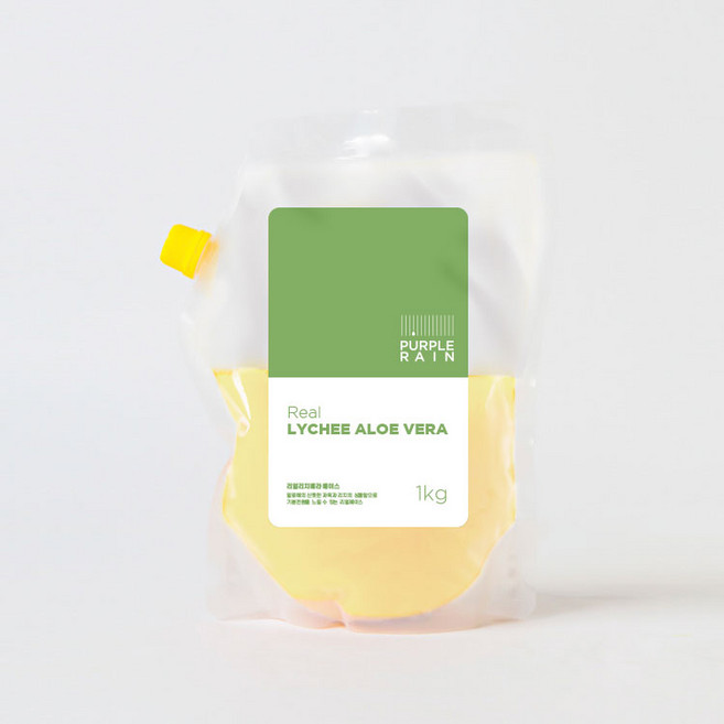 퍼플레인 리얼리치베라 1kg 음료 베이스 커피 시럽 스벅 캐모마일 릴렉서 알로에, 1개