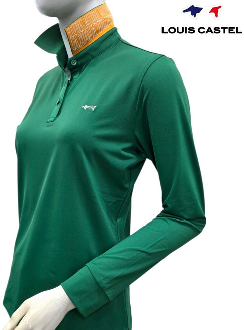 루이까스텔 여성 봄 여름 11색 카라로고 무지 냉감 카라 긴팔티 단체티 7LOTS302