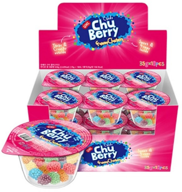 유하이 츄베리 구미(35g*18입), 1개, 630g