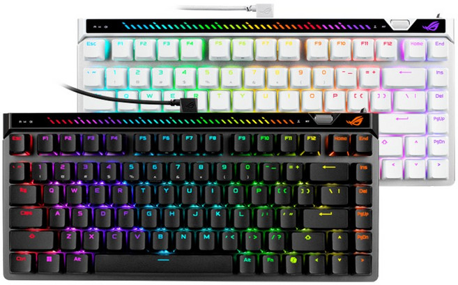 ROG Falchion Ace 75 HE 磁軸電競鍵盤, 黑色,主商品