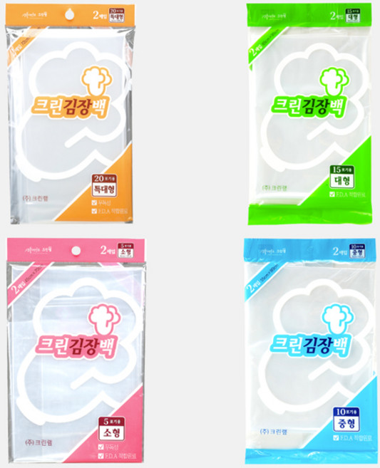 크린에이드 김장봉투 특대 72cmX105cm 김장비닐 김장봉지 김장백, 1개