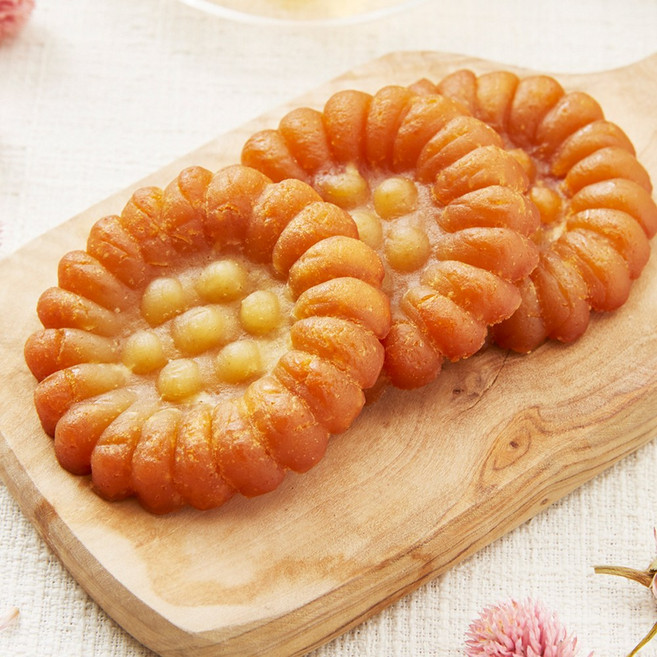 하늘한과 찹쌀 약과 대용량 약과 수제 찹쌀 유과 한과 선물세트, 1개, 30g