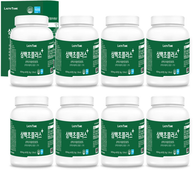 삼백초 추출물 정 맥문동 곰피 도라지 퀘르세틴 국산 식약처 HACCP 인증, 8개, 60정