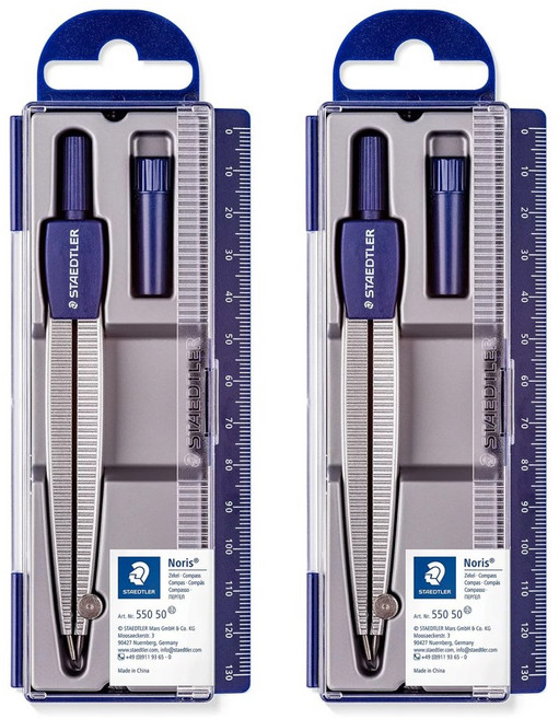 스테들러 노리스클럽 스쿨 컴퍼스 550 50, 2개