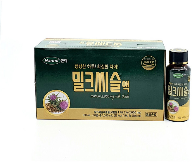 한미 밀크씨슬액, 100ml, 50개