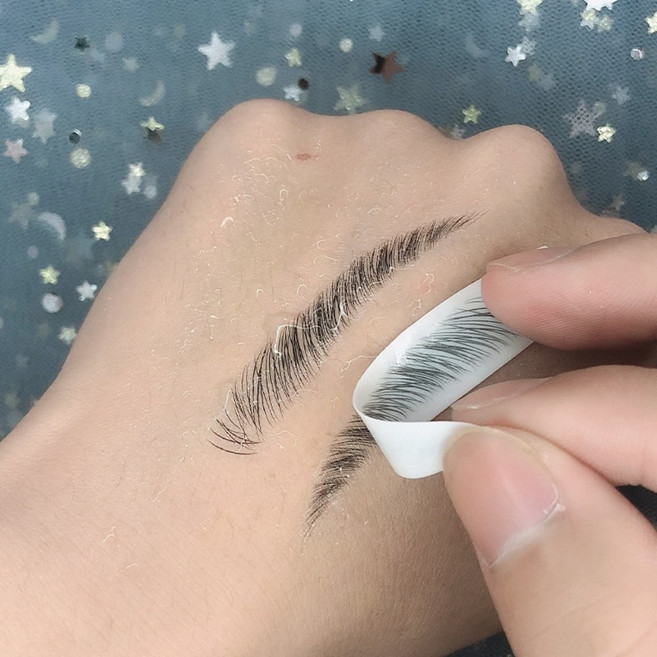 알리다 입체 눈썹 헤나 스티커 세트 GS0700135EE13, 1세트