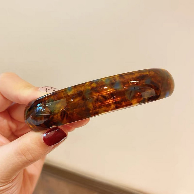 [프랑스 헤어핀] 반달형 자동핀 빅사이즈 2종 세트