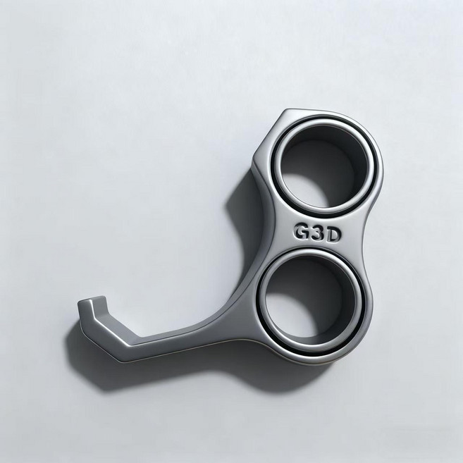 손가락통증 완화 폰 그립 거치대 그랩, 1개, 실버