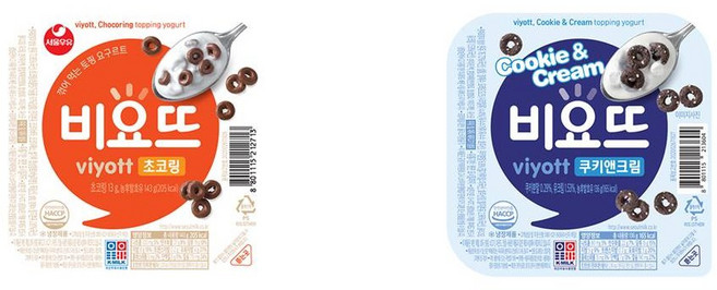비요뜨5종 혼합구성(12개 1box)/초코링6개+쿠키앤크림6개/꺾어먹는토핑요구르트/냉장무료배송, 혼합구성(12개), 1개