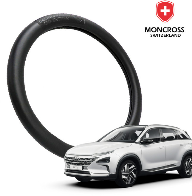 딜온 몽크로스 프리미엄 심플 음각 핸들커버, 넥쏘 블랙