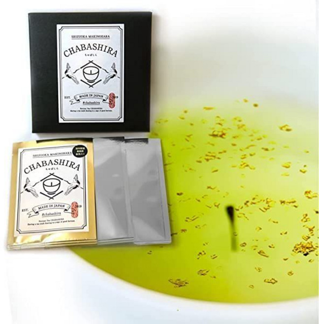 차바시라 일본차 센차 티백 3봉 세트, 금박 없음 3봉 세트