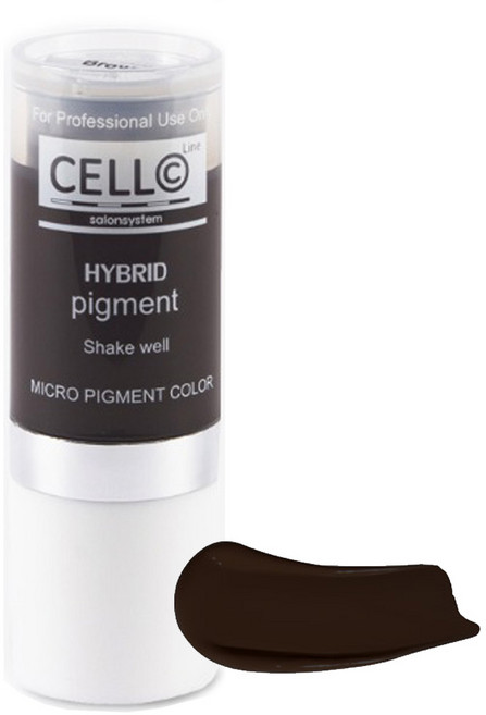 셀라인 반영구 엠보 수지 겸용 색소, 블랙 브라운, 1개