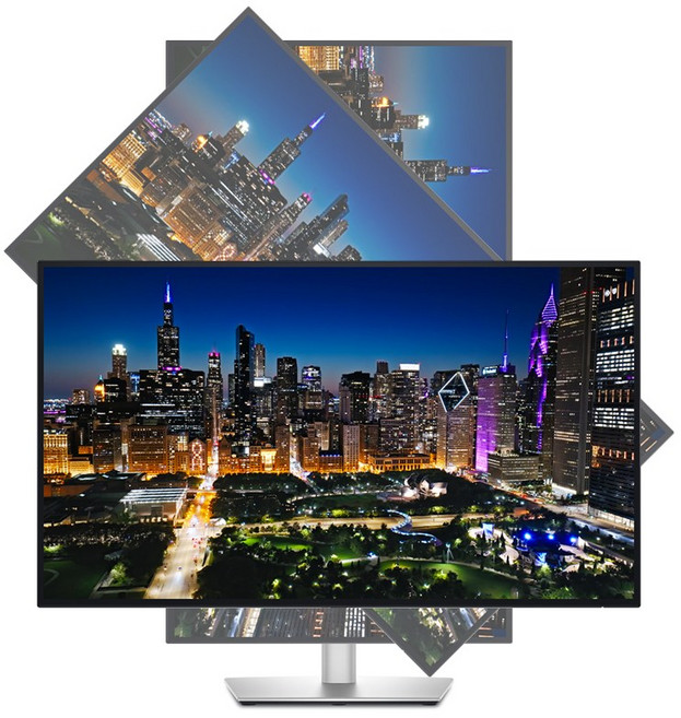 Dell 32인치 4K UHD IPS 120Hz 썬더볼트 허브 컴퓨터 사무실 피벗 모니터, U3225QE, 80cm