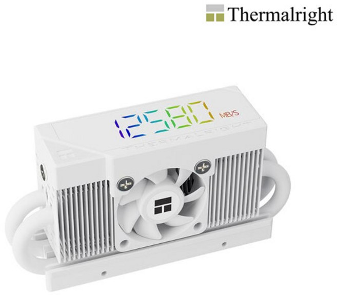 써멀라이트 Thermalright M.2 HR-10 2280 PRO Digital WHITE SSD쿨러 서린, 1개