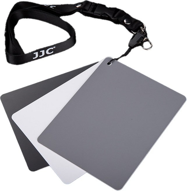 JJC 그레이카드 GC-3 1개 세트 대형 13x10인치 18% 휴대용 카메라 화이트 밸런스 사진 촬영, 1세트