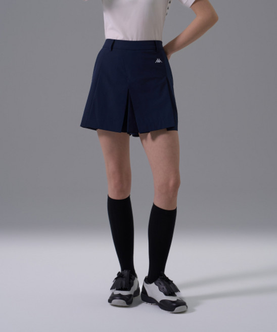 [국내매장판] 카파 KAPPA 골프 겹주름 스커트팬츠[치마바지] 네이비 KPFEKBP03_ 142881
