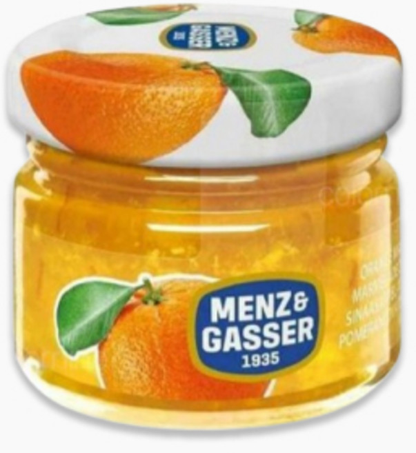 멘즈앤가써 오렌지잼 미니, 28g, 10개