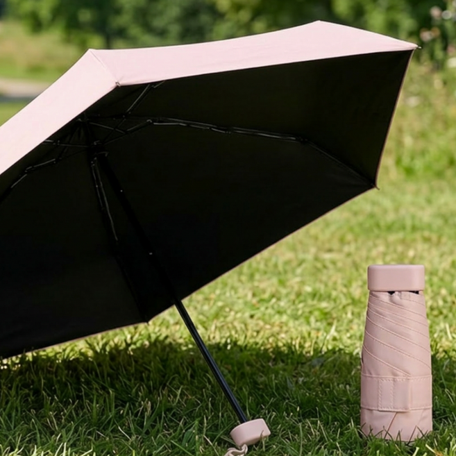 햇살지킴이 미니 5단 양산 자외선차단 99.9% UV차단 접이식 양우산