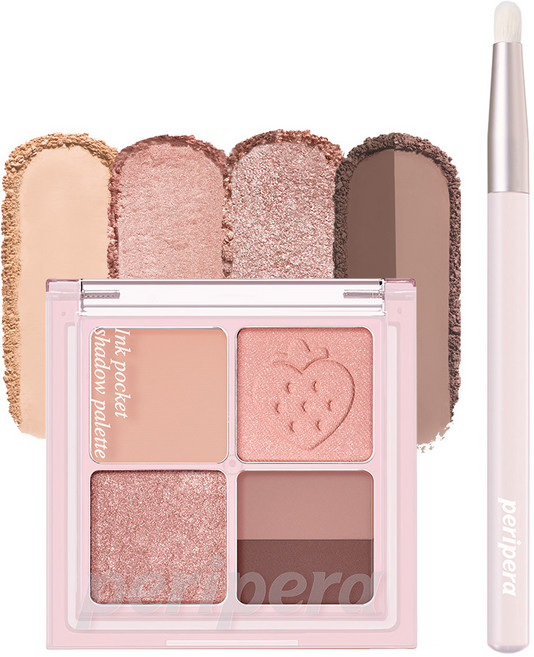 페리페라 잉크포켓 섀도우 팔레트+증정, 008 뮤트에빠진딸기, 1개