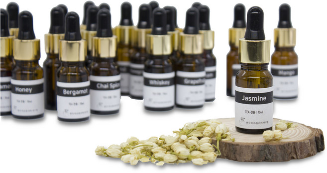 티블렌딩 에센셜 오일 착향료 37종/ 베르가못(Bergamot) 자스민(Jasmine) 등 한국티소믈리에연구원, 13. Jasmine 10ml, 1개, 10ml