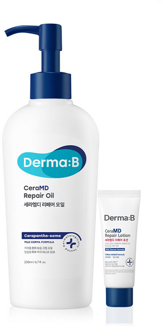 더마비 세라엠디 리페어 오일 200ml (+세라엠디 로션 20ml) 세트, 1개