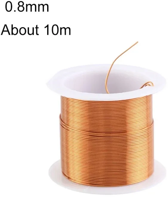 0.1mm-1.5mm 직경 에나멜선 내고온 동선 나선, 01 50g, 01 0.8mmx10m