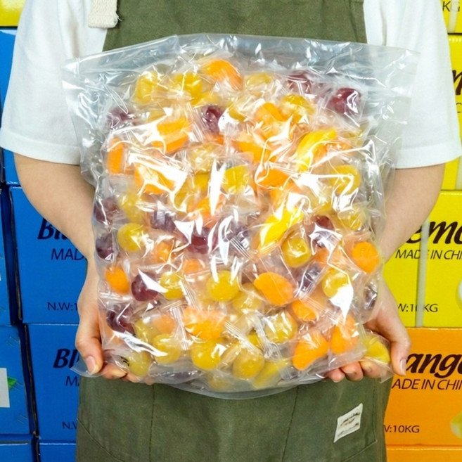 과일맛 베스트 4종 믹스젤리 (애플망고 블루베리 레몬 바나나), 1.2kg, 1개
