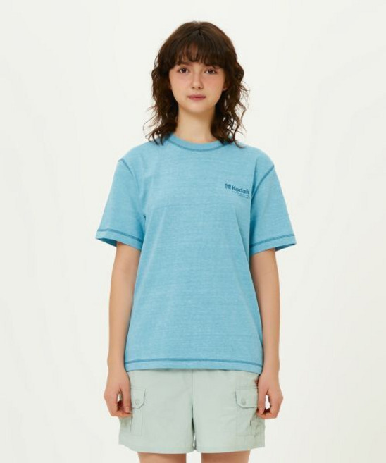 [백화점판] 코닥 인싸템 (정상가 : 59 000원) 코튼 워싱 반팔 티셔츠 NAVY