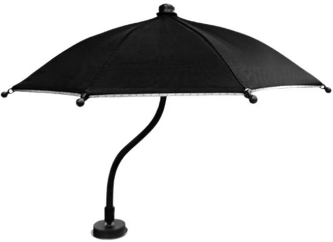 알테쉬 오토바이 자석 스마트폰 햇빛가리개 자외선차단 빗물 가림막, 레드