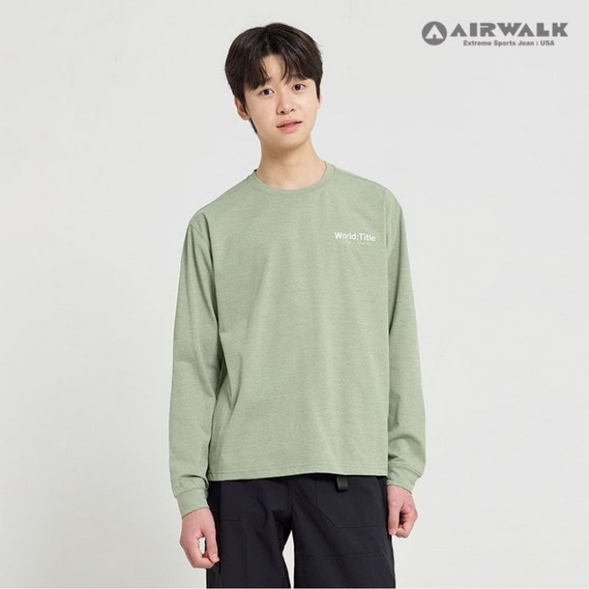 에어워크 주니어 주니어 스몰로고 베이직 싱글 티셔츠