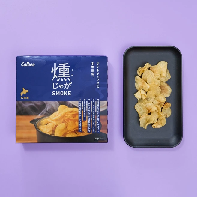 가루비 쿤 쟈가 스모크 3봉입, 6개, 75g - 쿠팡