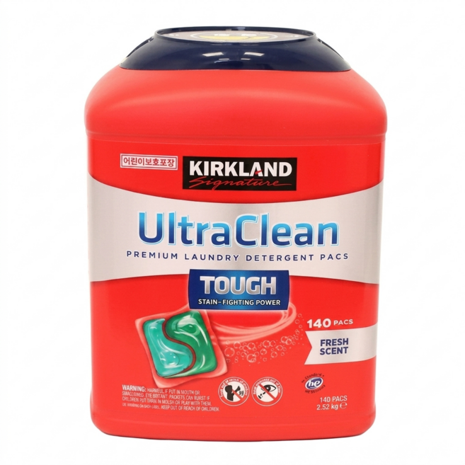 커클랜드 시그니춰 울트라 클린팩 세제 140팩, 140개입, 3개