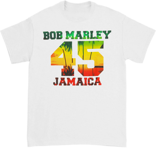 ROCKPANDA Bob Marley 45 Jamaica 반팔티