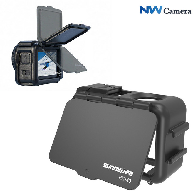 DJI 오즈모 액션6 케이스 프레임 + 스크린 커버 콜드슈 악세사리, 1개, 오즈모 액션6 프레임케이스+스크린커버