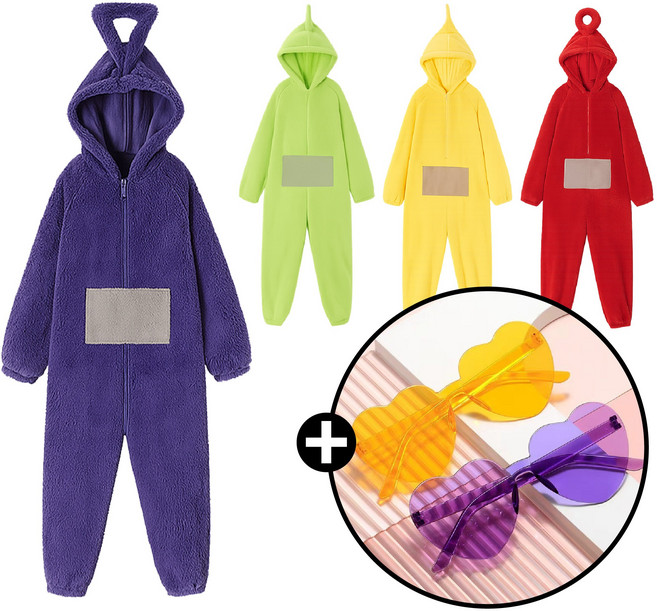 청춘교복 국내빠른발송 텔레토비 옷 선글라스증정 캐릭터의상 졸업사진 컨셉 반티 체육대회 극세사 커플 수면 동물 잠옷 연말 파자마 파티