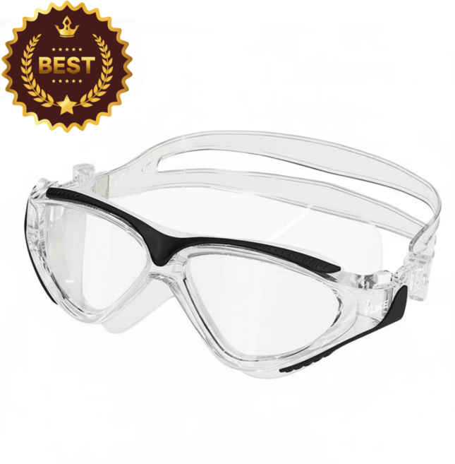 자국없는 물안경 제로마크 수경, 블랙, 1개