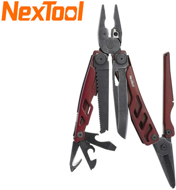 넥스툴 샤오미 플래그쉽 프로 멀티툴 레드 ( 정식수입 ) ( 고나이프 AS가능 ) ( 국내출고 ), 1개