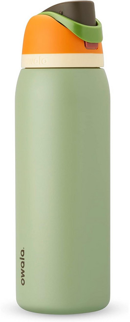 미국 직배송 오왈라 텀블러 Owala FreeSip Insulated Stainless Steel Water Bottle with Straw, Camo Cool, 1개