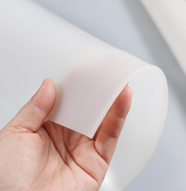 0.5~10T 500x500 반투명 내열 실리콘판 실리콘패드 미끄럼방지 고무판, 1개