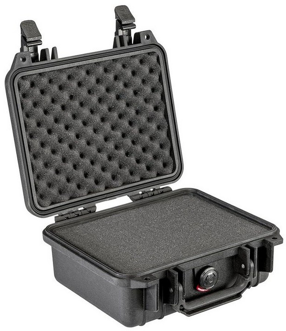 Pelican 카메라 폼 케이스 데저트 탄 (1200) 304865, 블랙