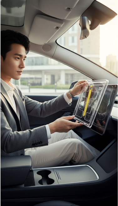 테슬라 모델 Y 16인치 디스플레이 보호필름 모니터 강화유리, 모니터 보호필름