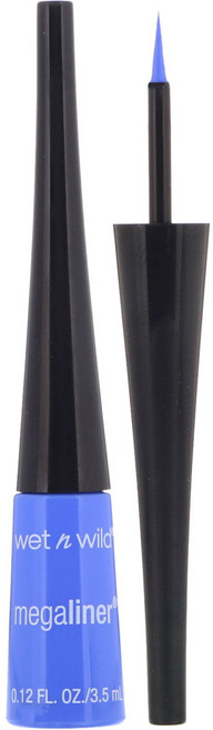 Wet n Wild MegaLiner 리퀴드 아이라이너 볼티지 블루 0.12fl oz(3.5ml) 2팩, 1개