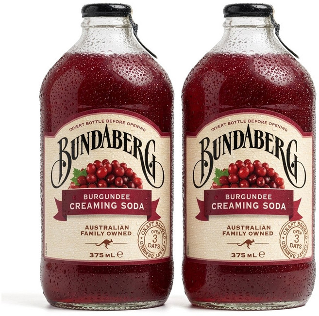 분다버그 버건디 크리밍 소다, 12개, 375ml