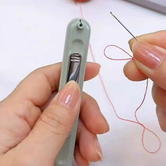 수선용 쪽가위 실끼우기 바느질 도구 가이드 미싱용품, 단품