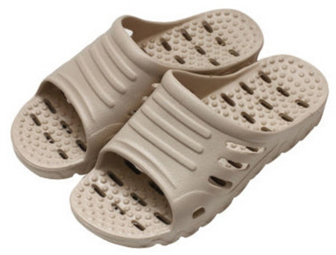 신우실업 EVA 드라이 지압 욕실화 265 FREE 미끄럼방지 물빠짐기능 앞트임, 브라운, 1개