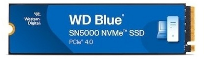 WD Blue SN5000 M.2 NVMe TLC SSD (500GB), 500GB